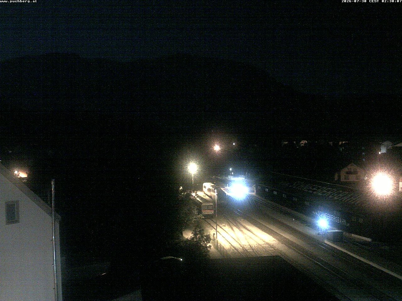 Archiv Foto Webcam Bahnhof in Puchberg am Schneeberg and Schneeberg Panorama