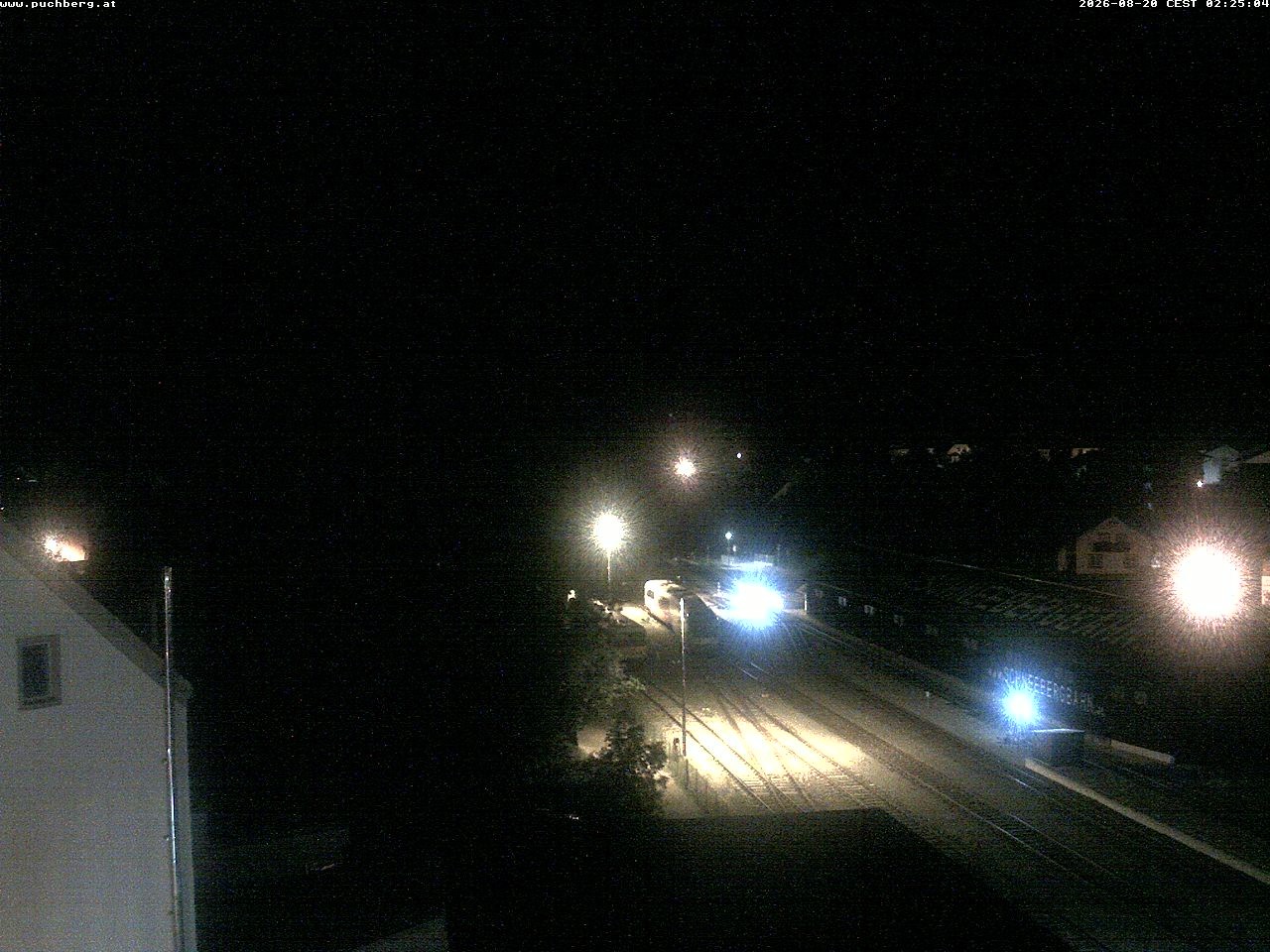 Archiv Foto Webcam Bahnhof in Puchberg am Schneeberg and Schneeberg Panorama