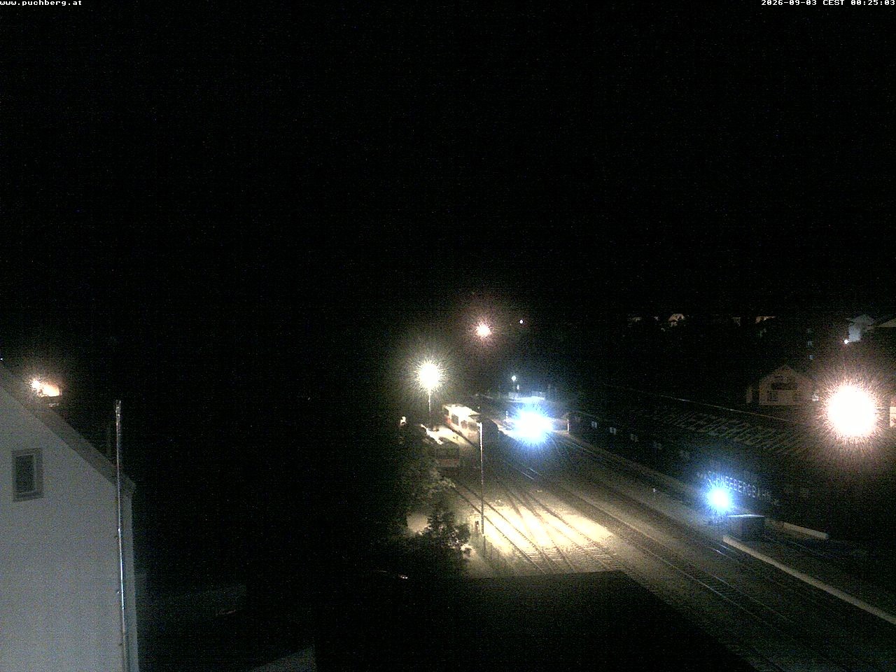 Archiv Foto Webcam Bahnhof in Puchberg am Schneeberg and Schneeberg Panorama