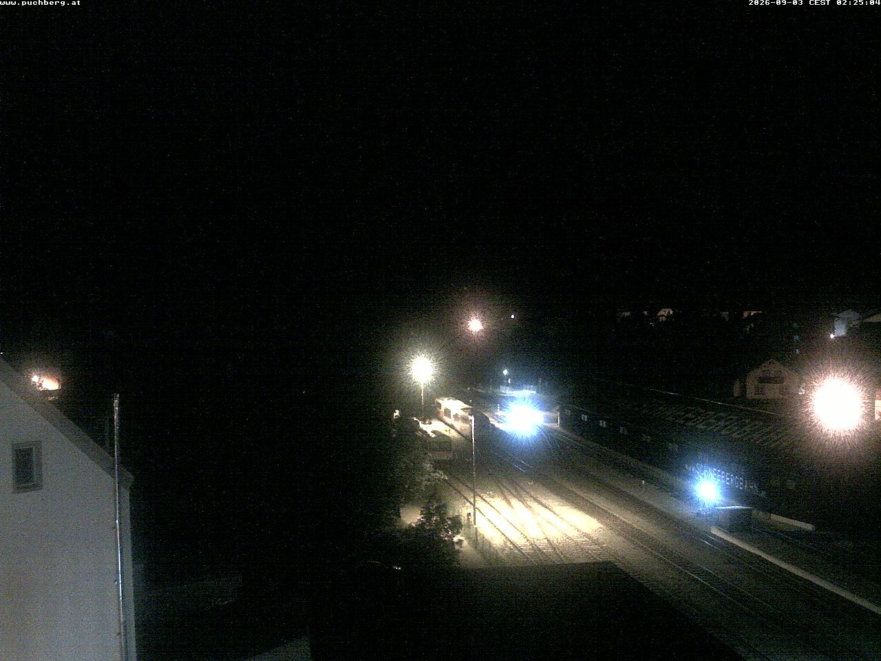 Archiv Foto Webcam Bahnhof in Puchberg am Schneeberg and Schneeberg Panorama