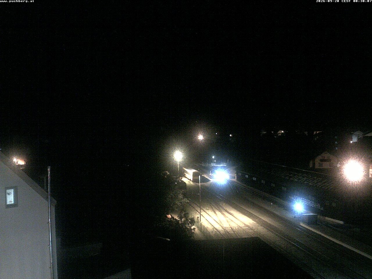 Archiv Foto Webcam Bahnhof in Puchberg am Schneeberg and Schneeberg Panorama