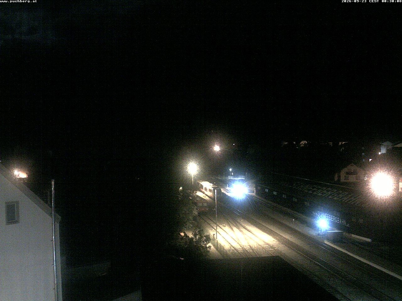 Archiv Foto Webcam Bahnhof in Puchberg am Schneeberg and Schneeberg Panorama