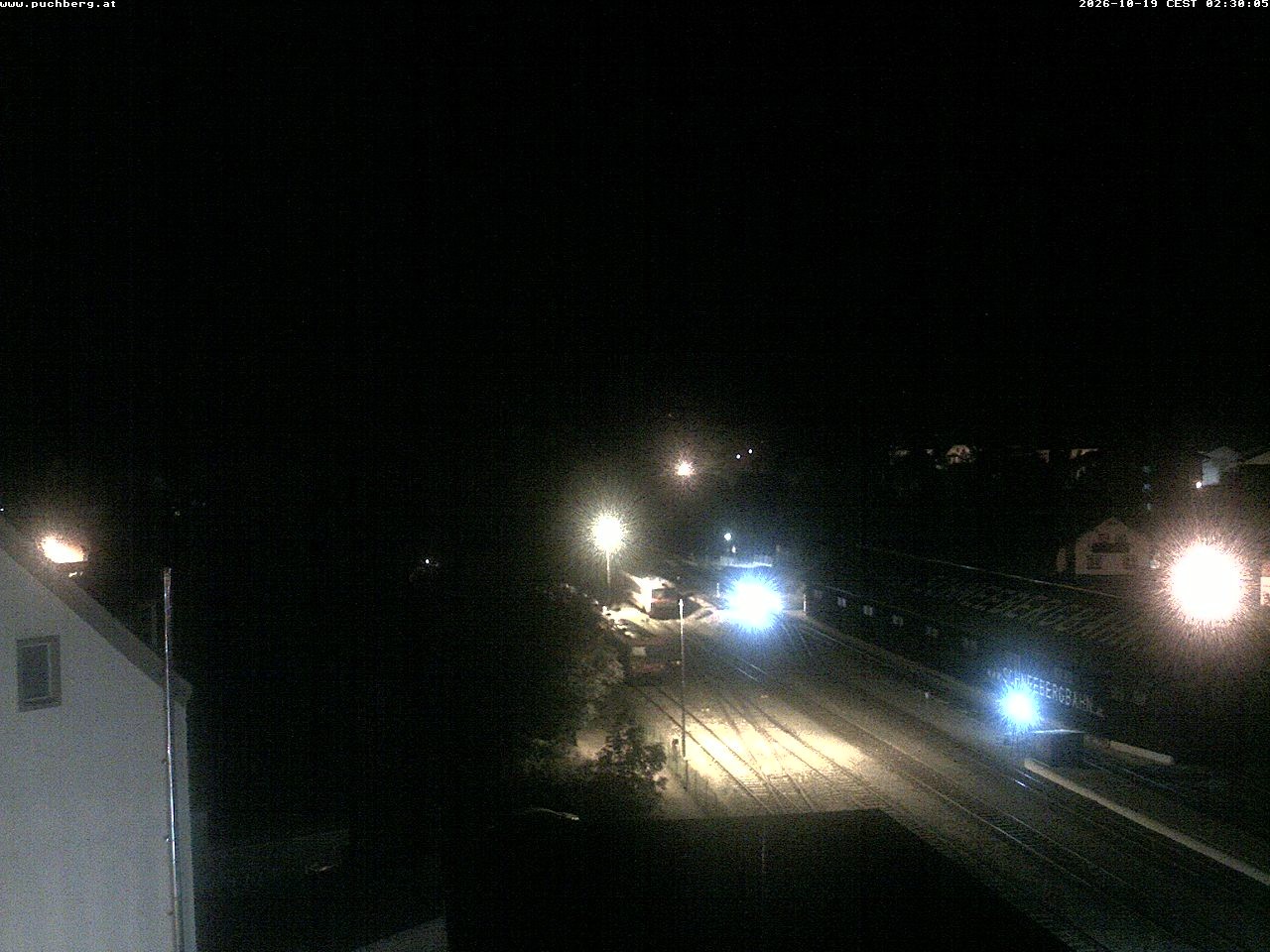 Archiv Foto Webcam Bahnhof in Puchberg am Schneeberg and Schneeberg Panorama