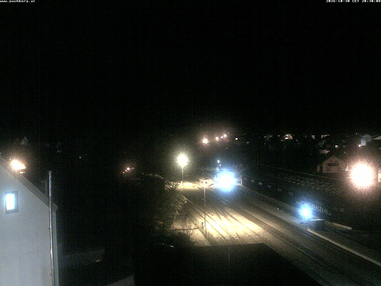 Archiv Foto Webcam Bahnhof in Puchberg am Schneeberg and Schneeberg Panorama