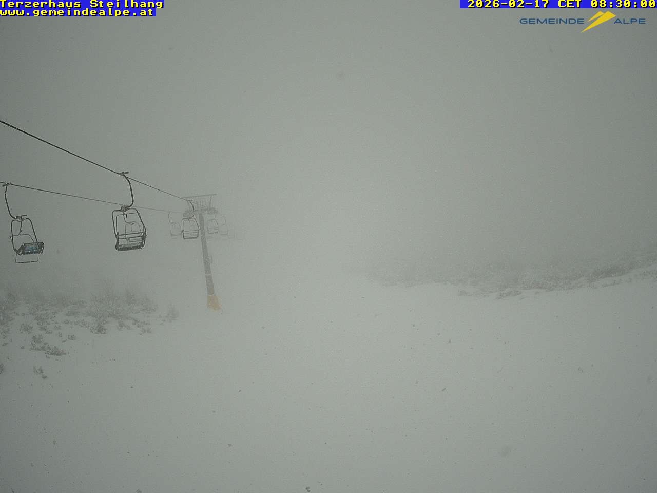 Archiv Foto Webcam Bergstation Gemeindealpe