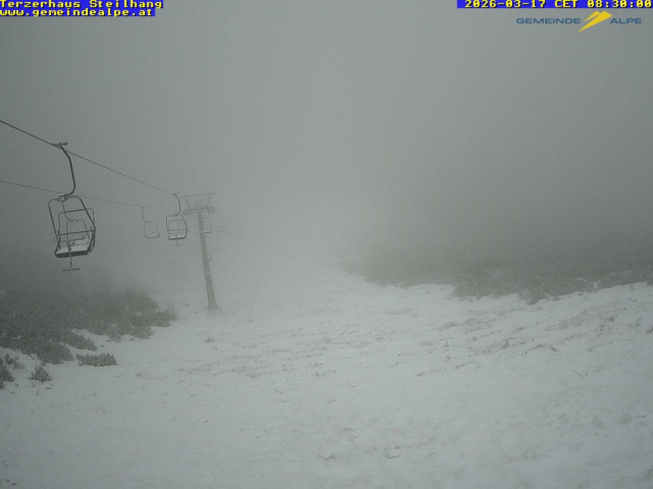 Archiv Foto Webcam Bergstation Gemeindealpe