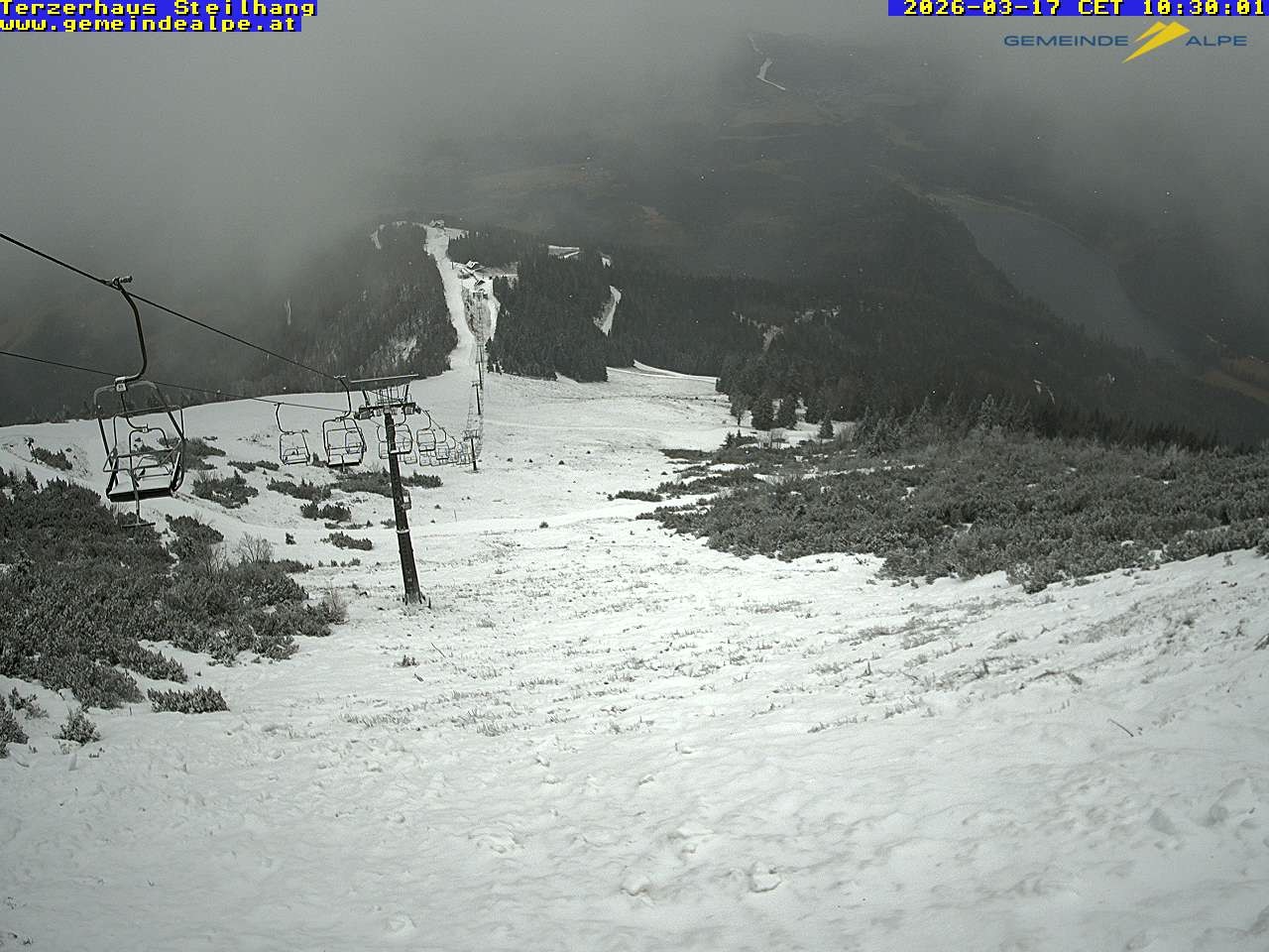 Archiv Foto Webcam Bergstation Gemeindealpe