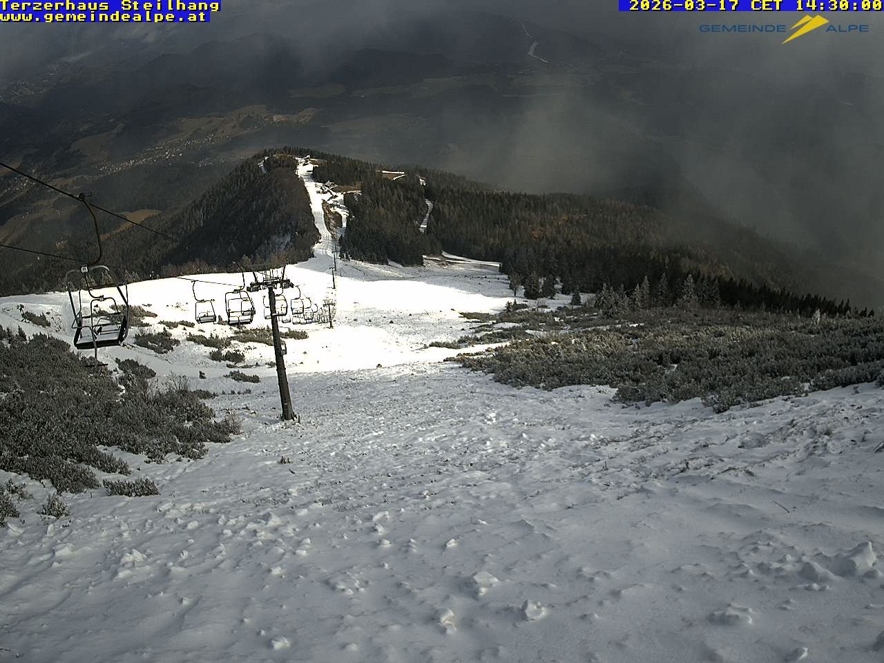 Archiv Foto Webcam Bergstation Gemeindealpe