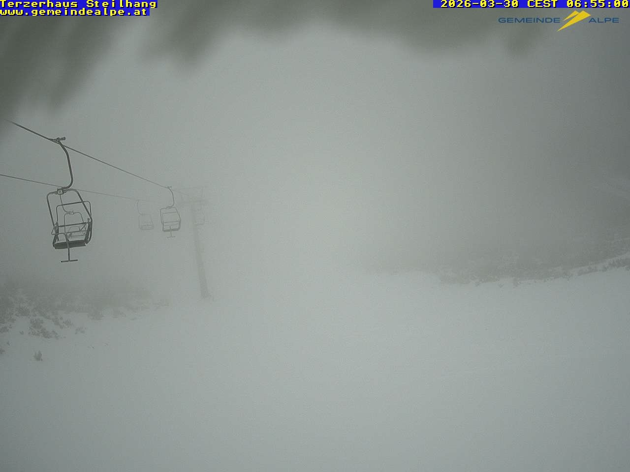 Archiv Foto Webcam Bergstation Gemeindealpe