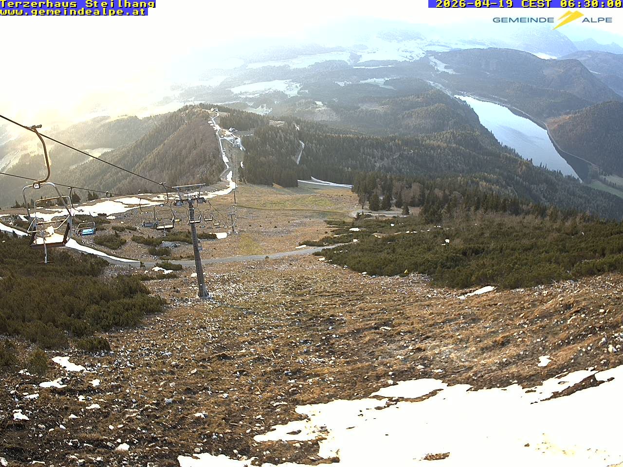 Archiv Foto Webcam Bergstation Gemeindealpe