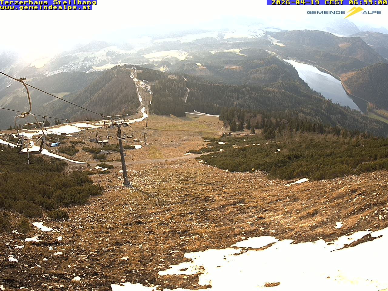 Archiv Foto Webcam Bergstation Gemeindealpe