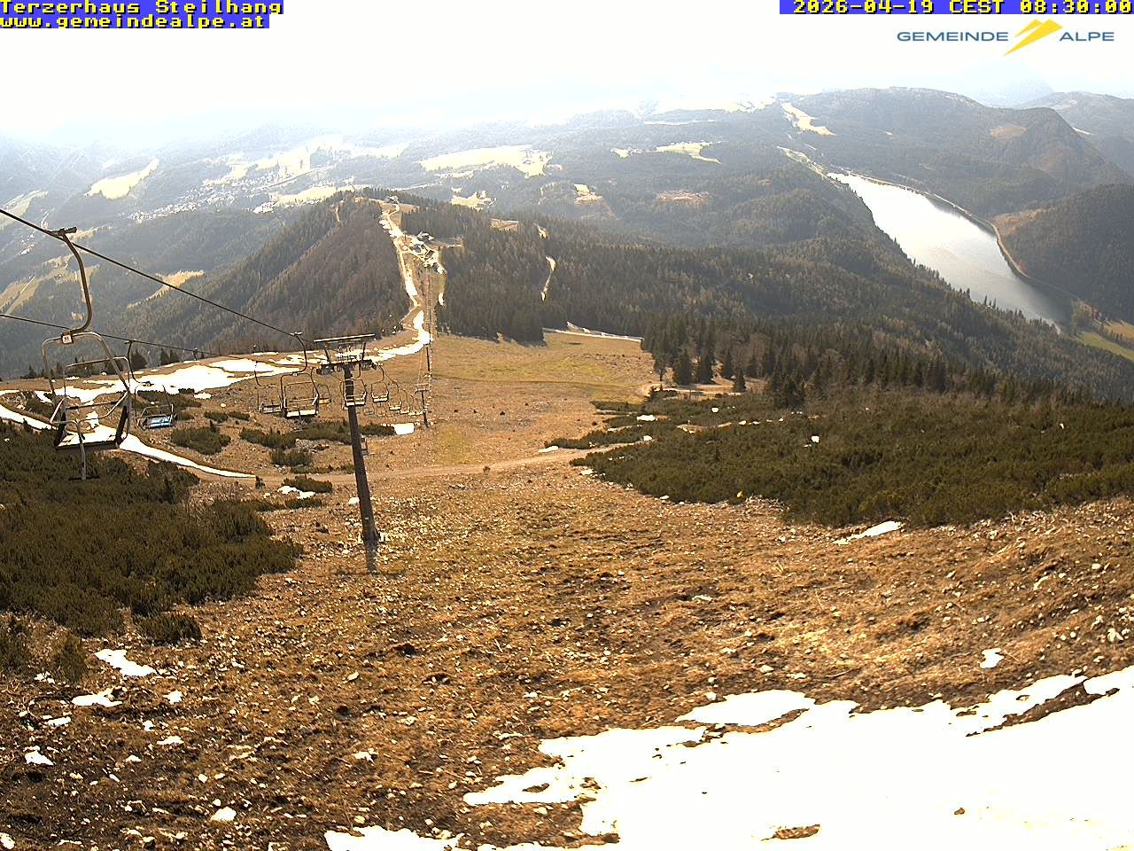 Archiv Foto Webcam Bergstation Gemeindealpe