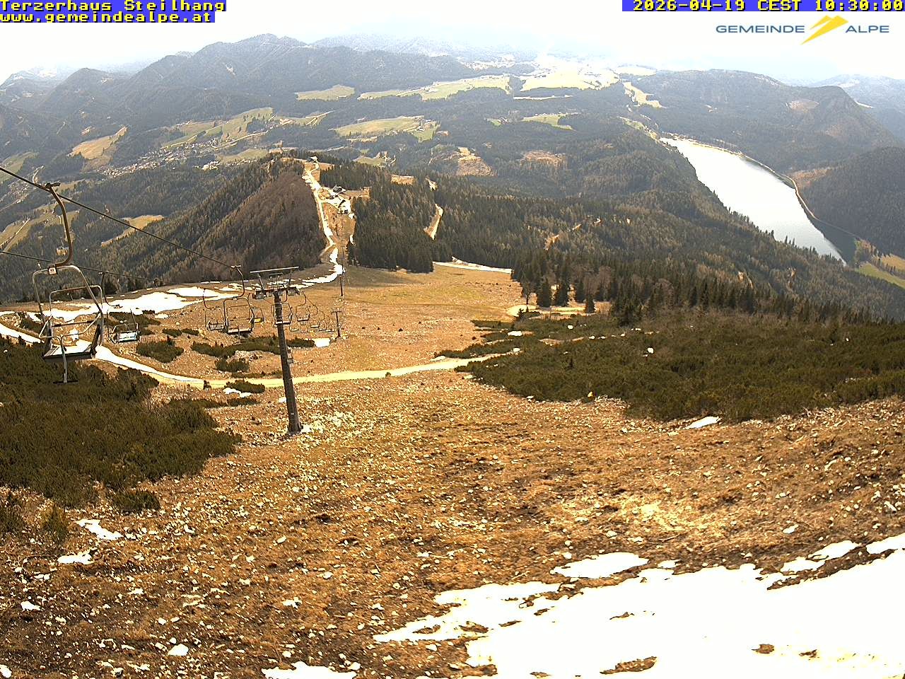 Archiv Foto Webcam Bergstation Gemeindealpe