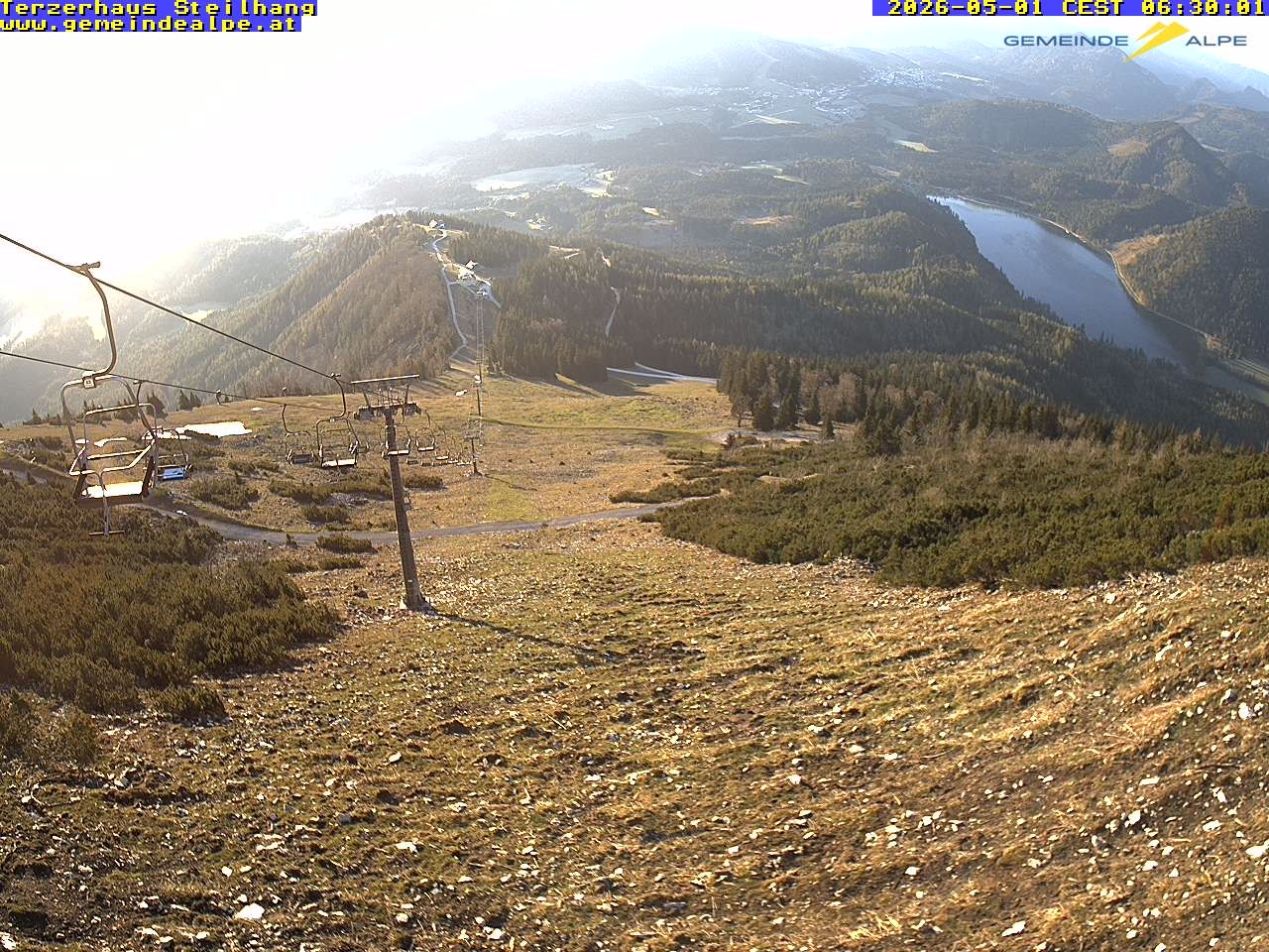 Archiv Foto Webcam Bergstation Gemeindealpe