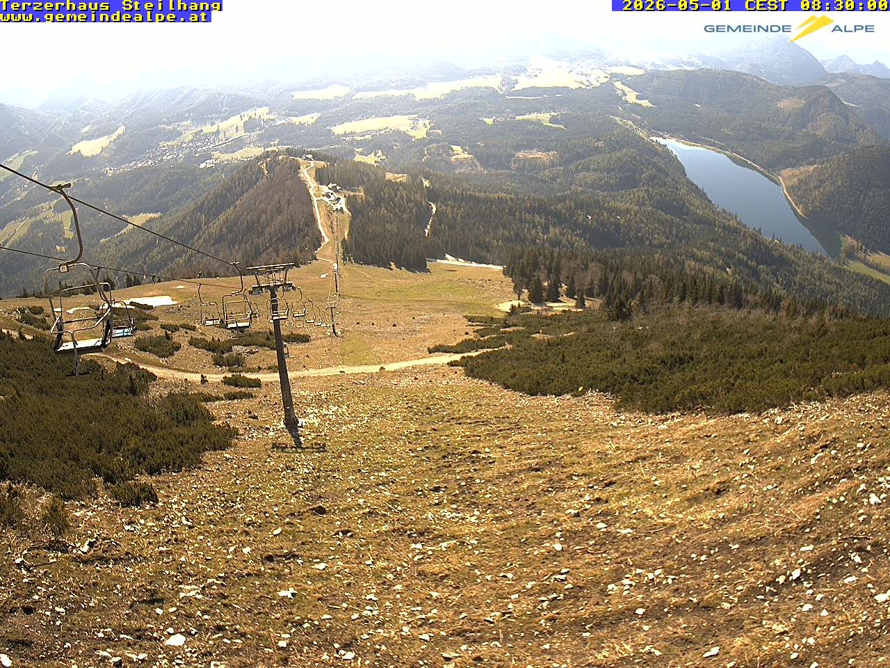 Archiv Foto Webcam Bergstation Gemeindealpe