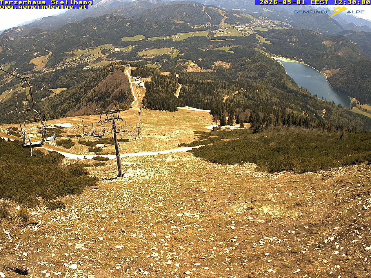 Archiv Foto Webcam Bergstation Gemeindealpe