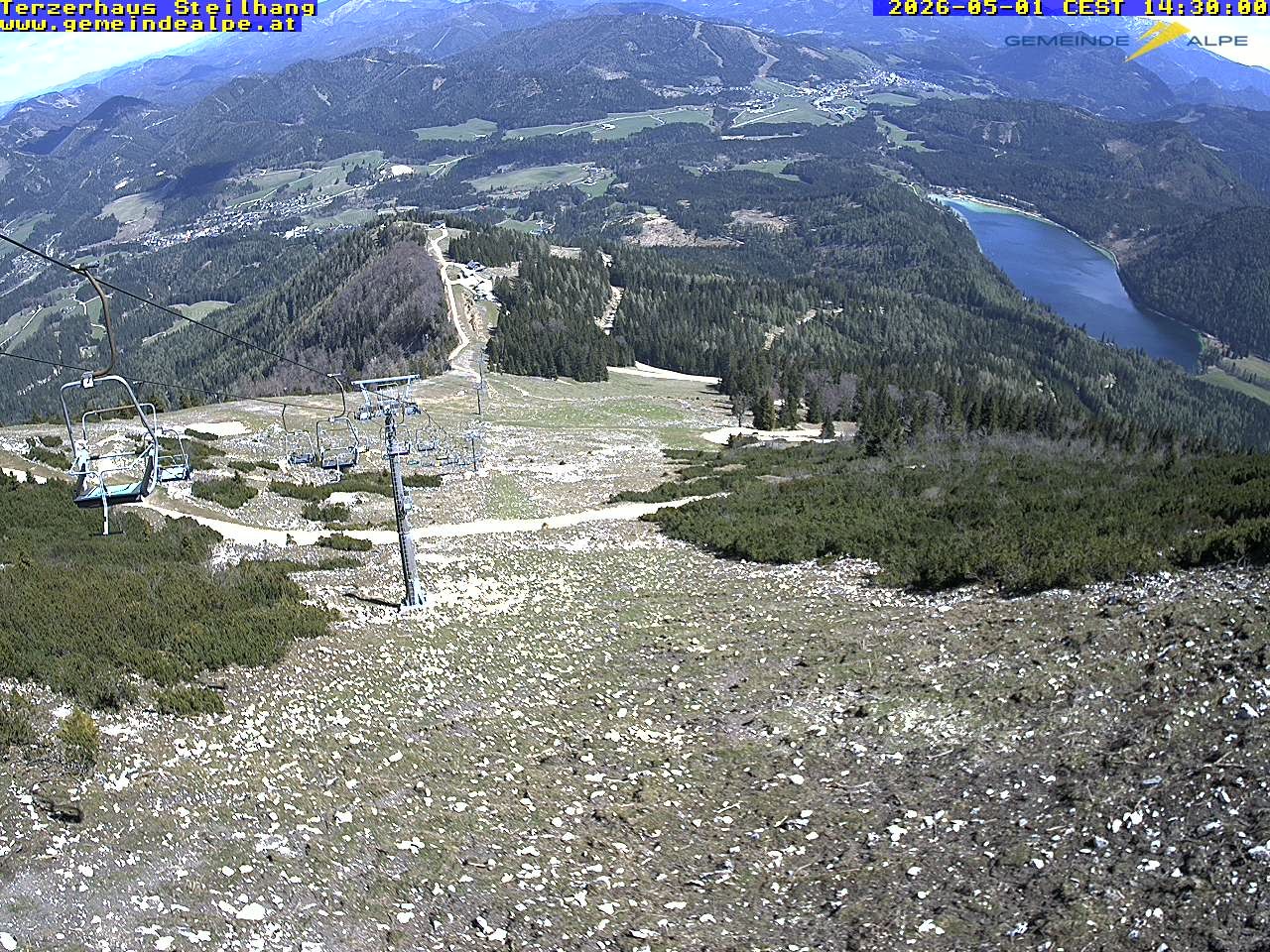 Archiv Foto Webcam Bergstation Gemeindealpe