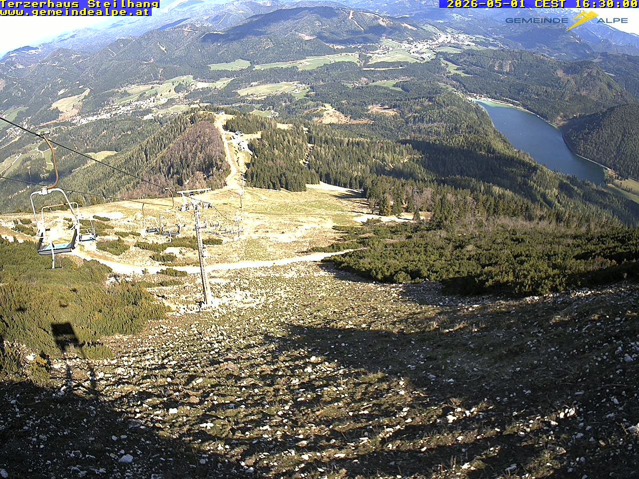 Archiv Foto Webcam Bergstation Gemeindealpe