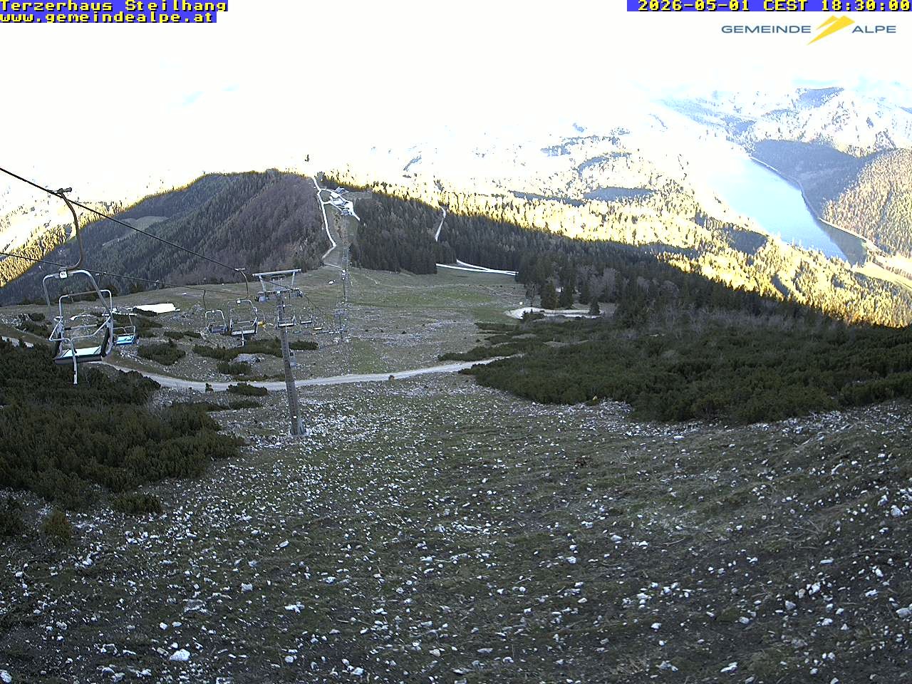 Archiv Foto Webcam Bergstation Gemeindealpe