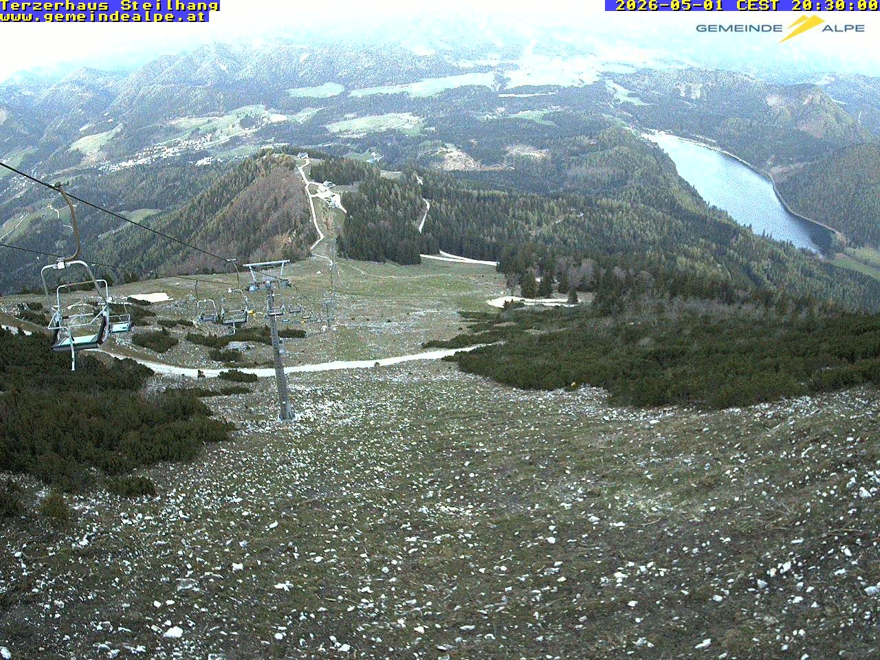 Archiv Foto Webcam Bergstation Gemeindealpe