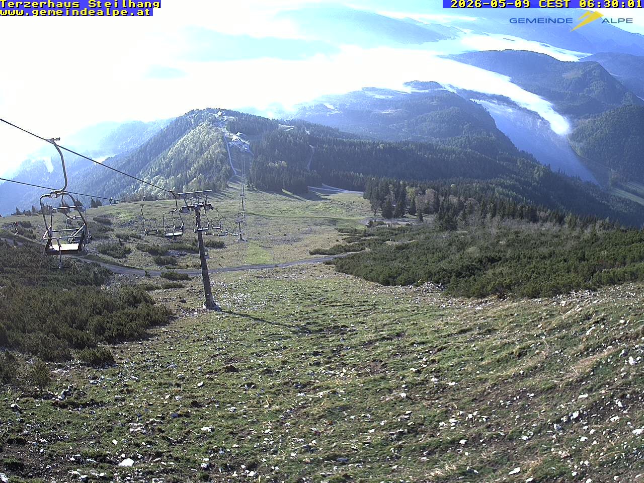 Archiv Foto Webcam Bergstation Gemeindealpe