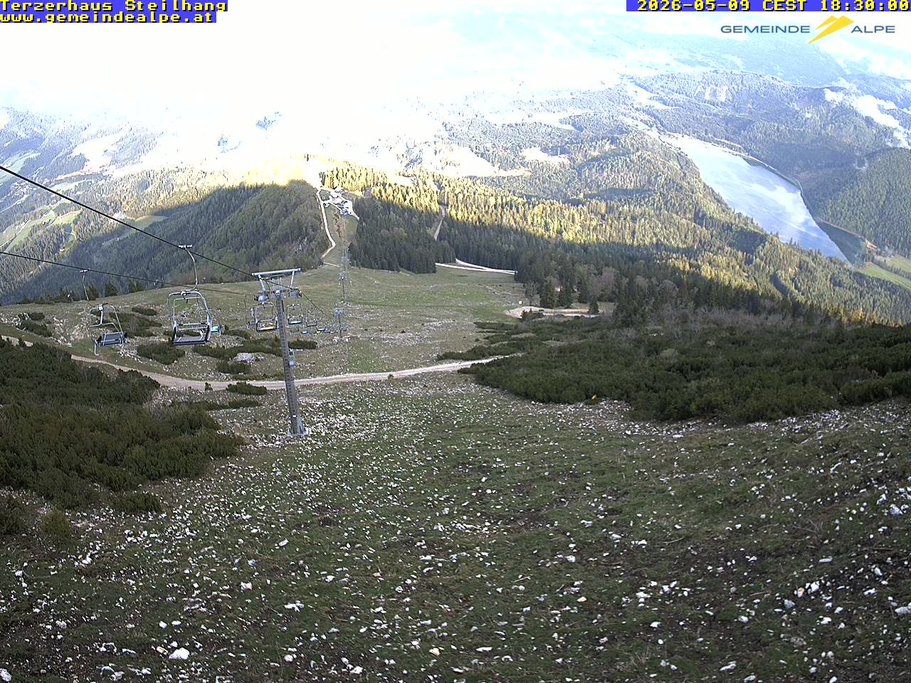 Archiv Foto Webcam Bergstation Gemeindealpe