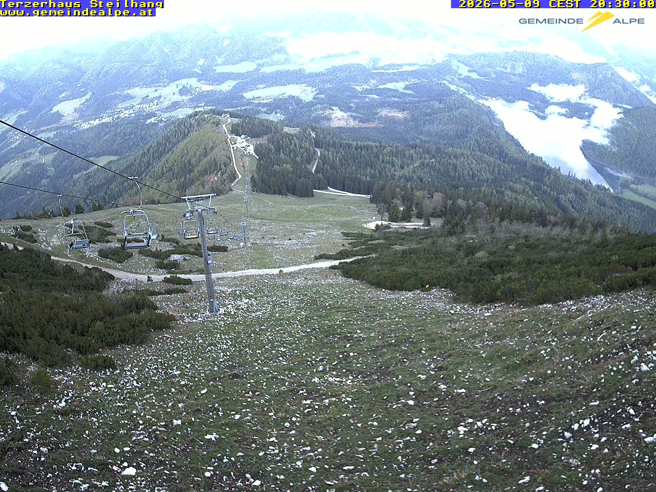Archiv Foto Webcam Bergstation Gemeindealpe
