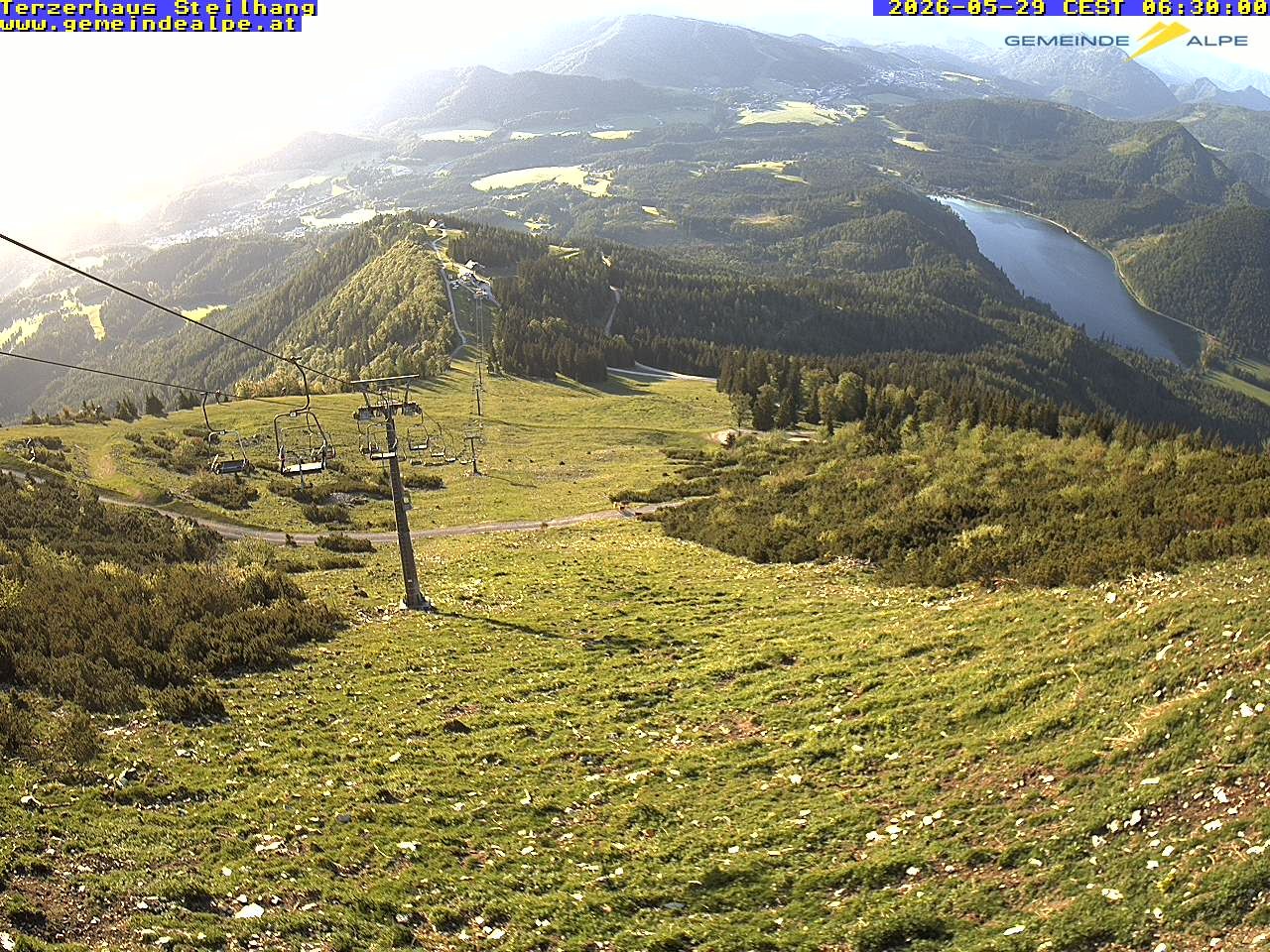 Archiv Foto Webcam Bergstation Gemeindealpe