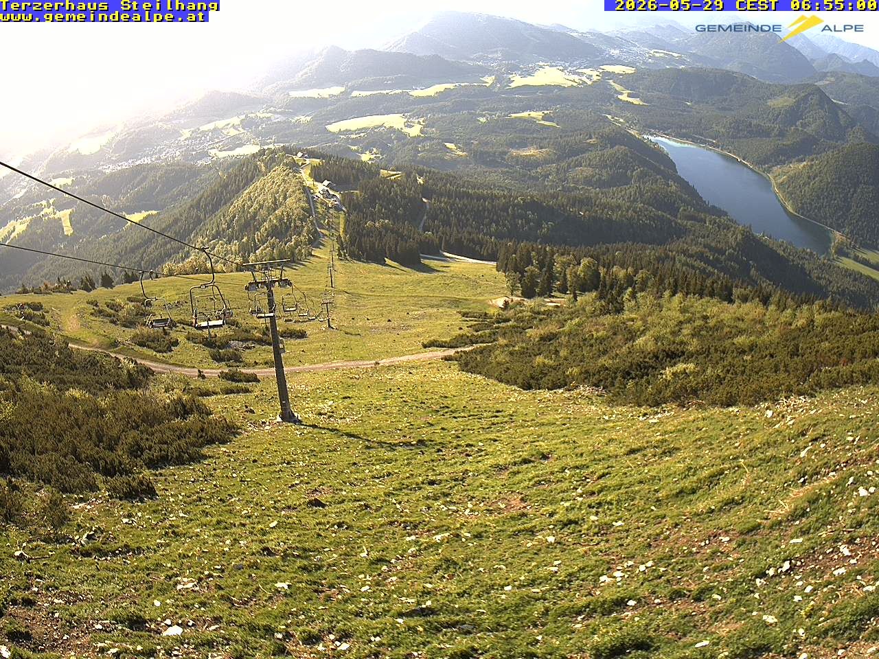 Archiv Foto Webcam Bergstation Gemeindealpe