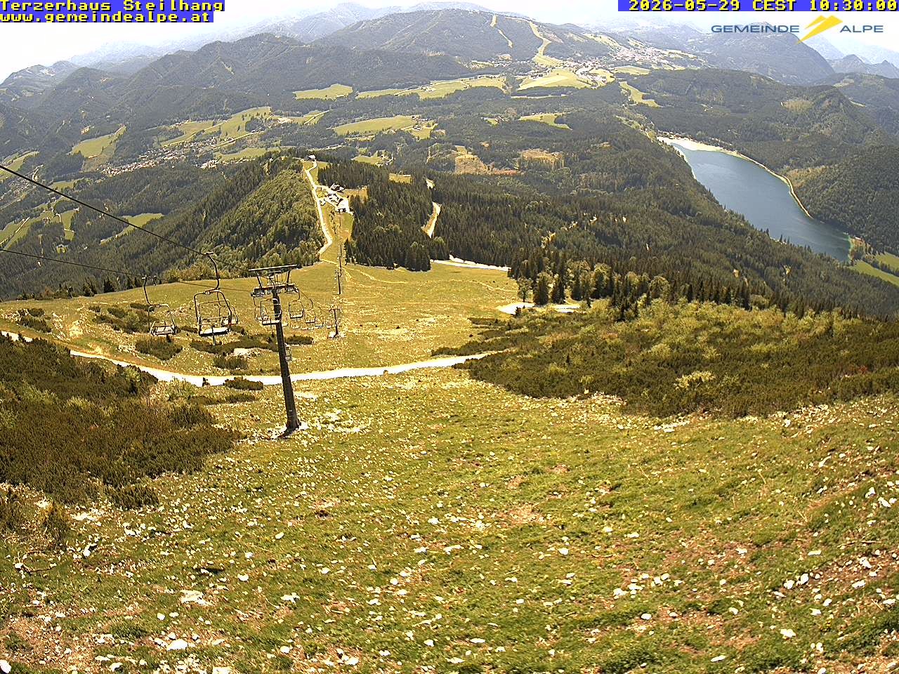 Archiv Foto Webcam Bergstation Gemeindealpe
