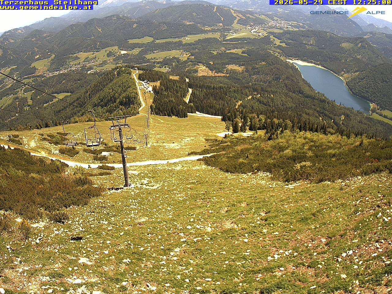 Archiv Foto Webcam Bergstation Gemeindealpe