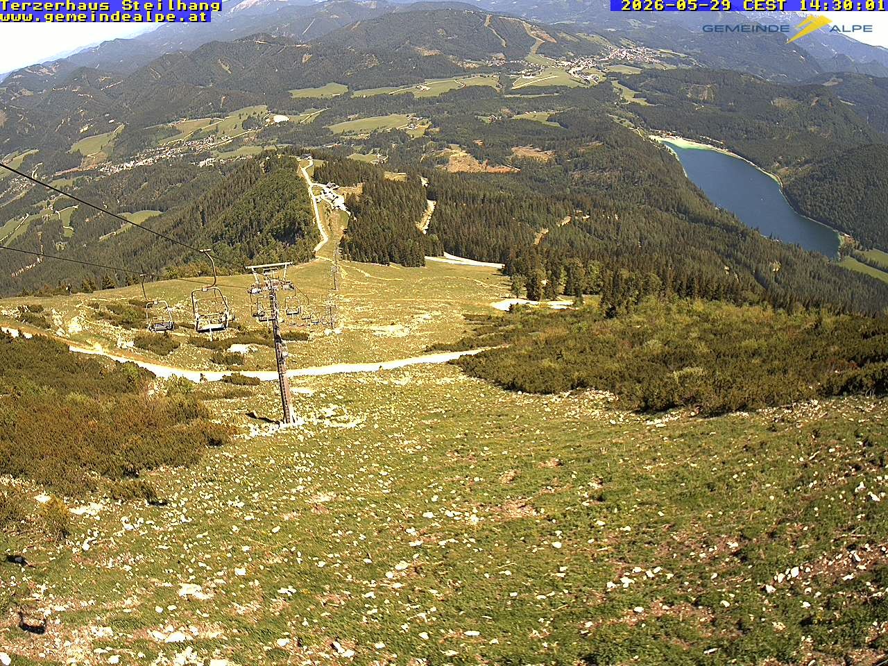 Archiv Foto Webcam Bergstation Gemeindealpe