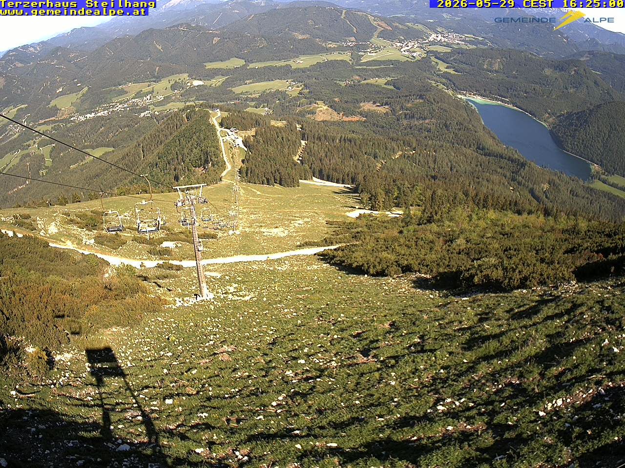 Archiv Foto Webcam Bergstation Gemeindealpe