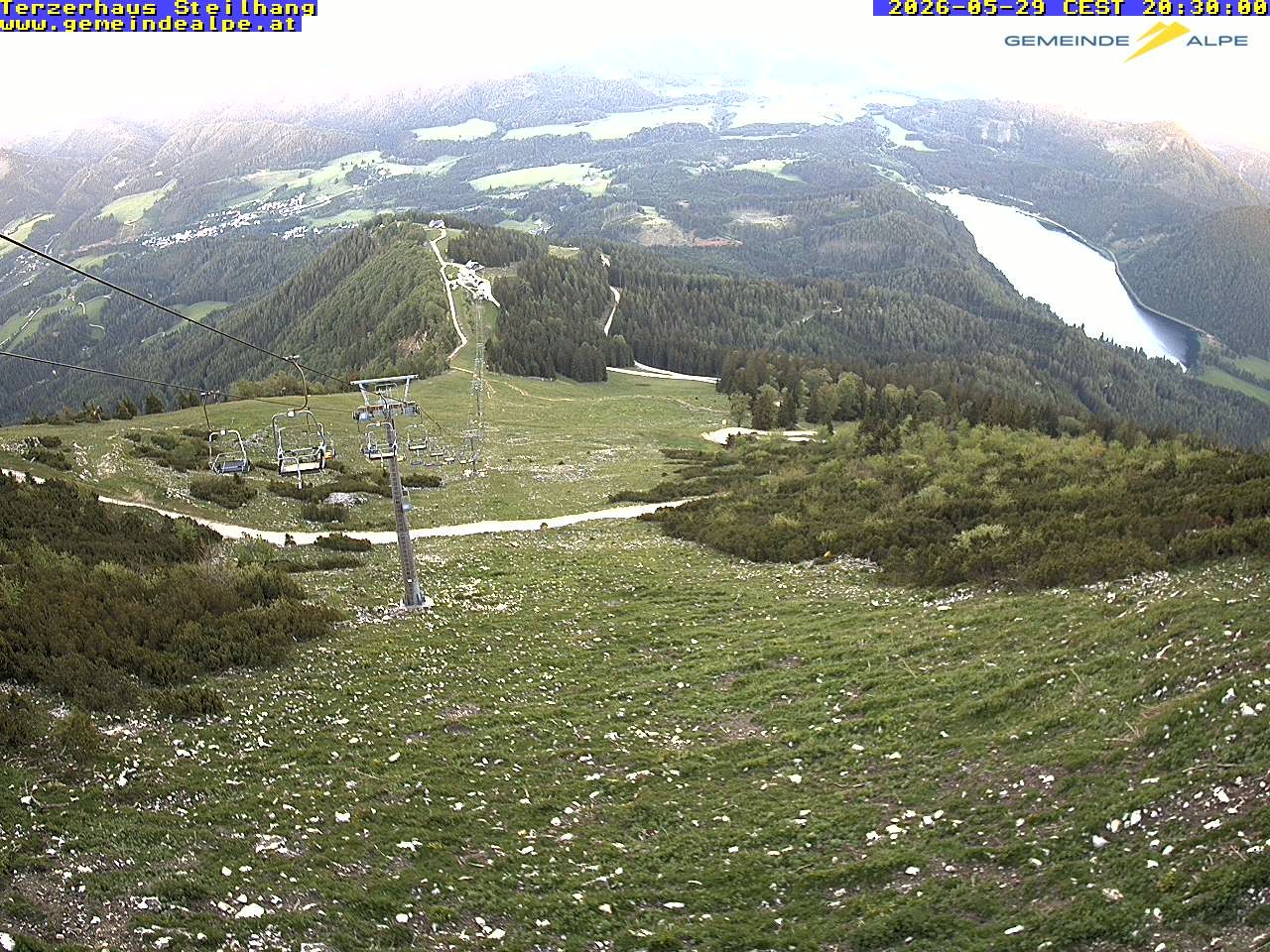 Archiv Foto Webcam Bergstation Gemeindealpe