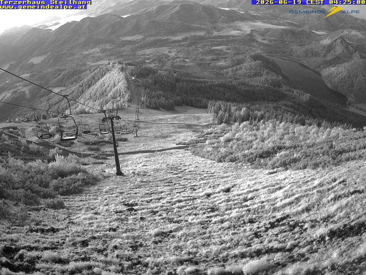 Archiv Foto Webcam Bergstation Gemeindealpe