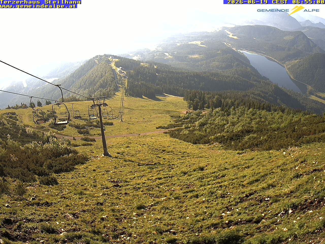 Archiv Foto Webcam Bergstation Gemeindealpe