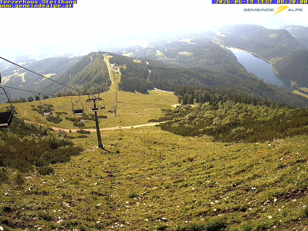 Archiv Foto Webcam Bergstation Gemeindealpe