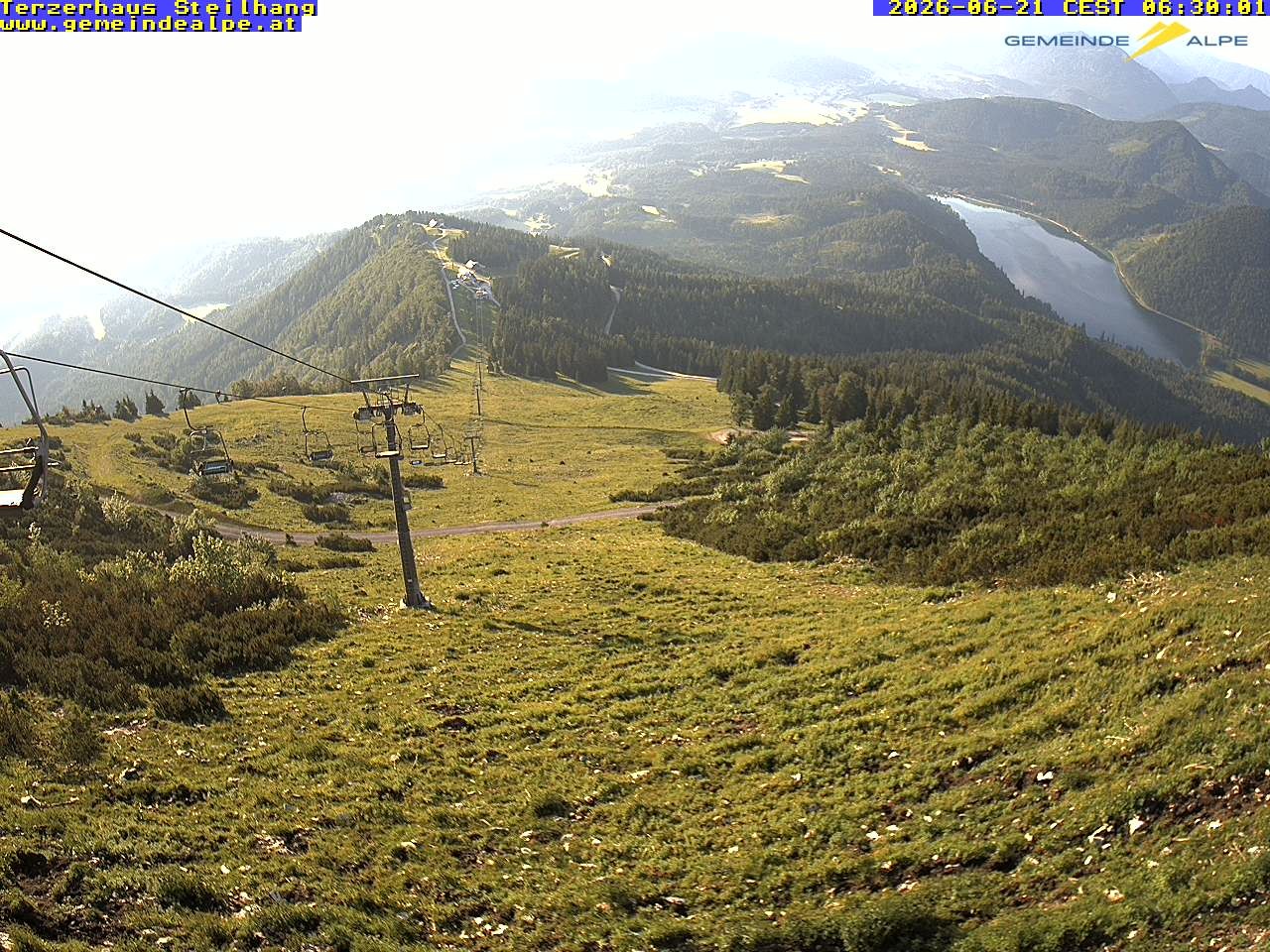 Archiv Foto Webcam Bergstation Gemeindealpe