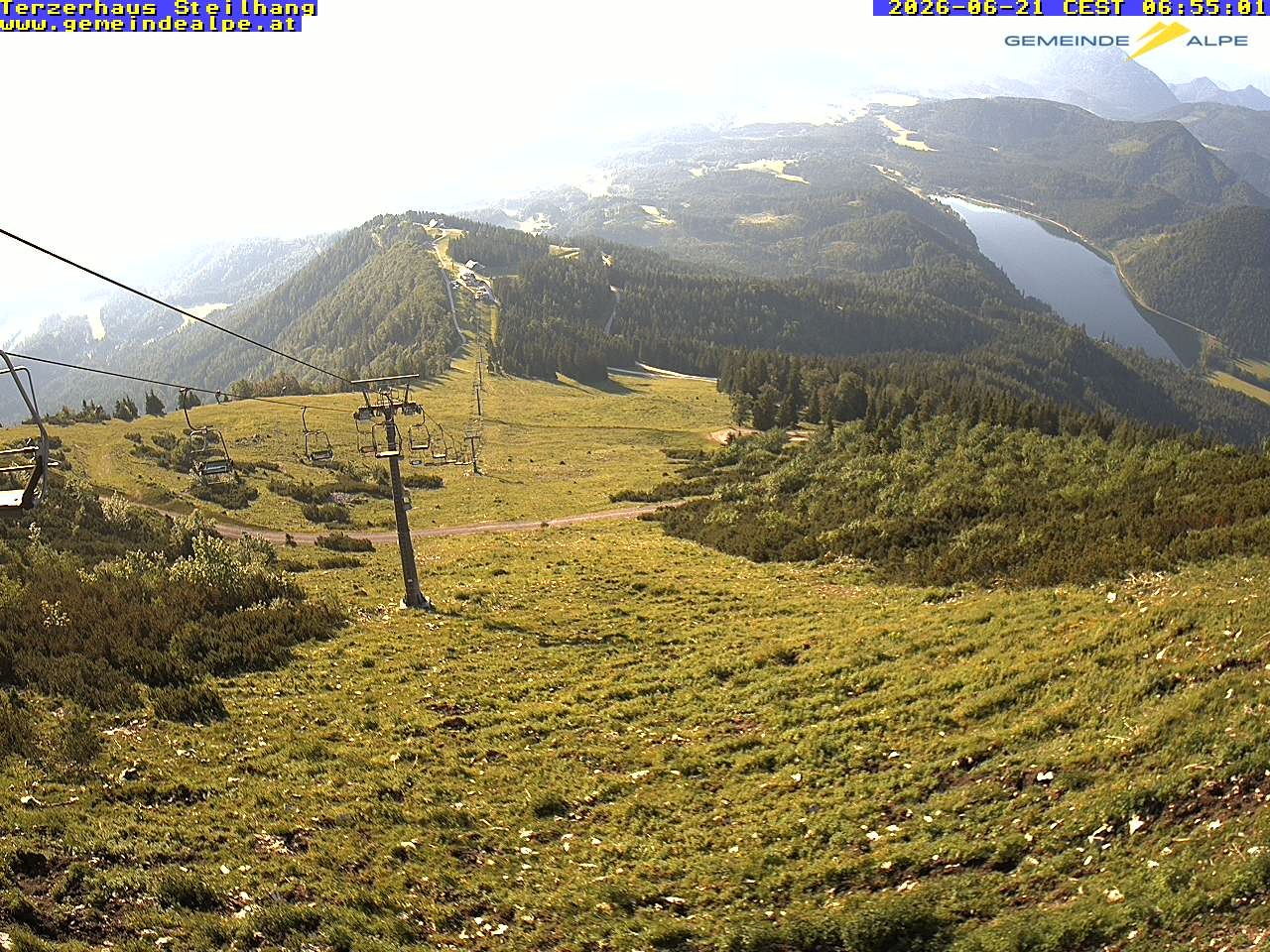Archiv Foto Webcam Bergstation Gemeindealpe