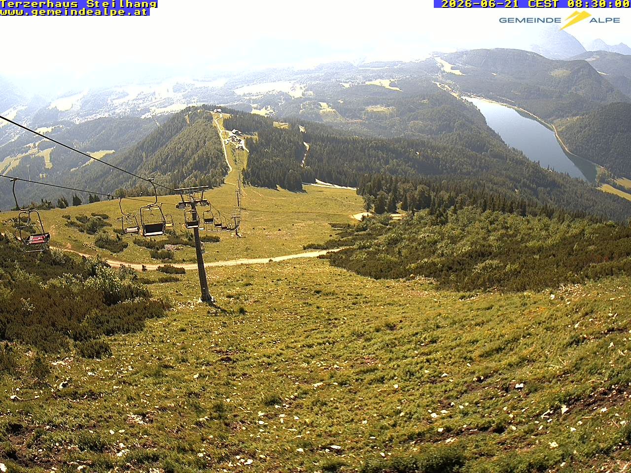 Archiv Foto Webcam Bergstation Gemeindealpe