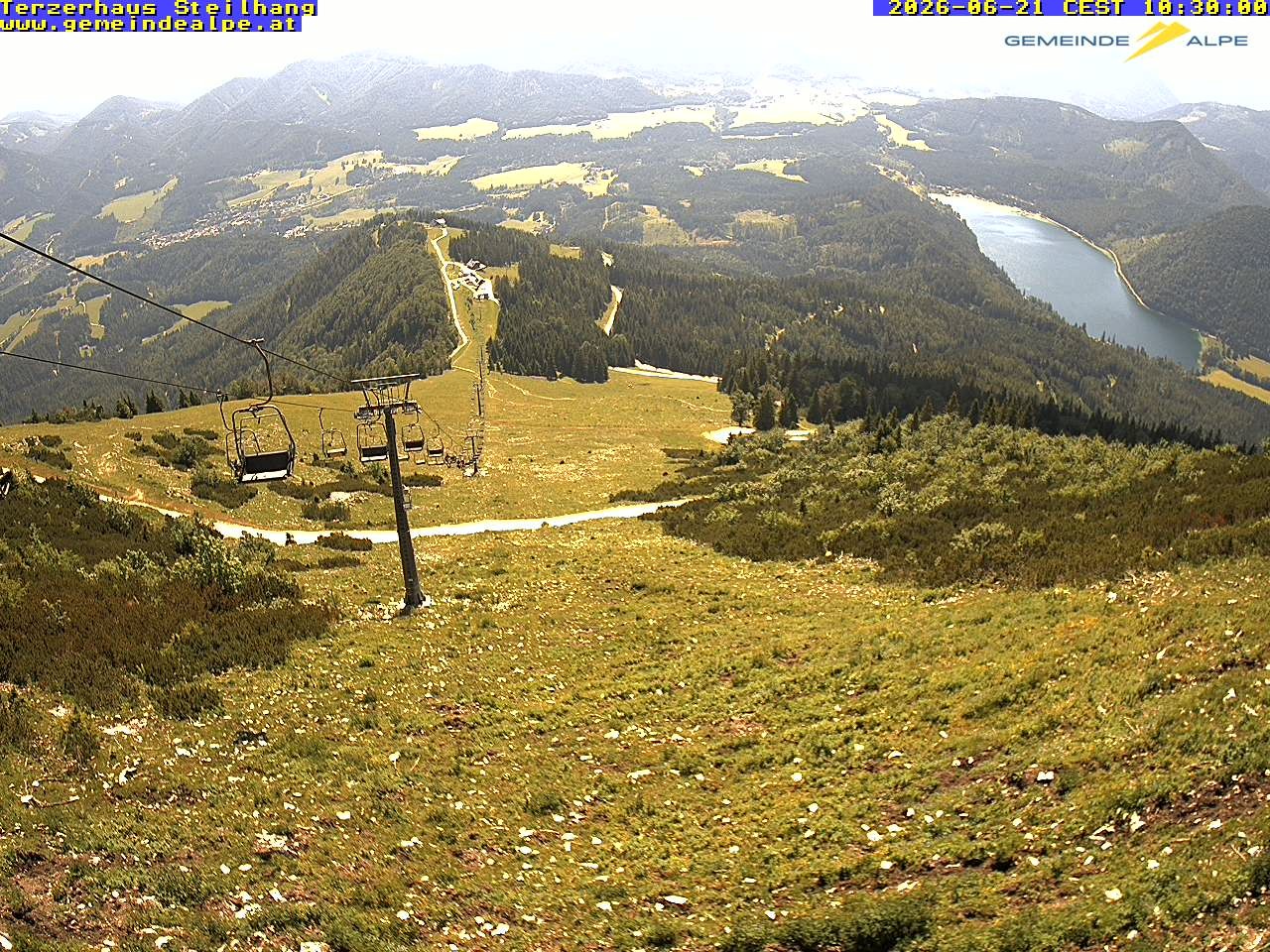 Archiv Foto Webcam Bergstation Gemeindealpe