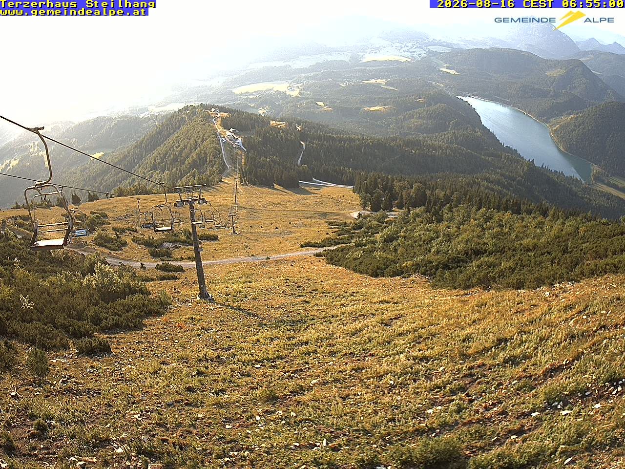 Archiv Foto Webcam Bergstation Gemeindealpe