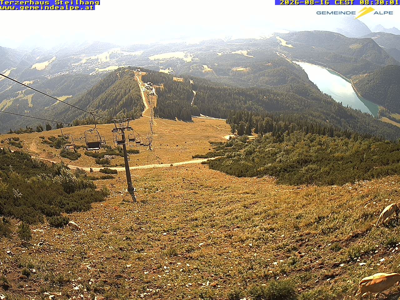 Archiv Foto Webcam Bergstation Gemeindealpe