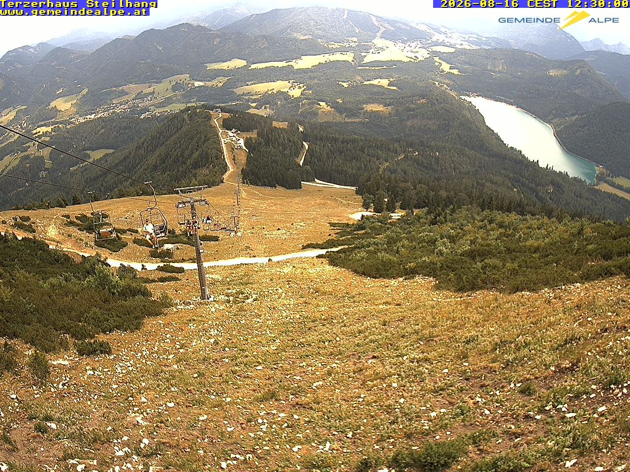 Archiv Foto Webcam Bergstation Gemeindealpe