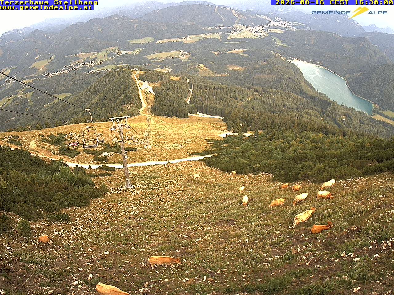 Archiv Foto Webcam Bergstation Gemeindealpe