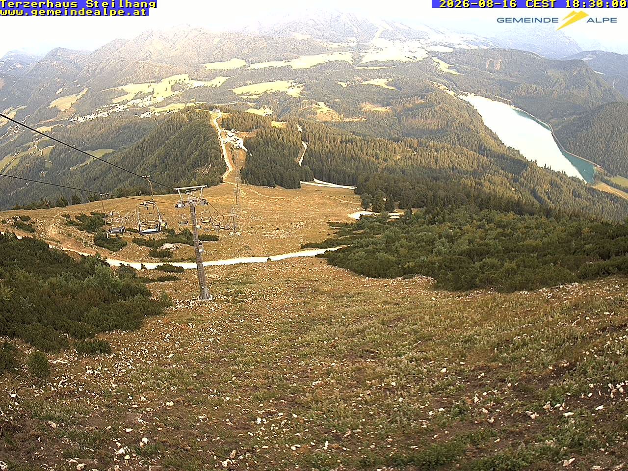 Archiv Foto Webcam Bergstation Gemeindealpe