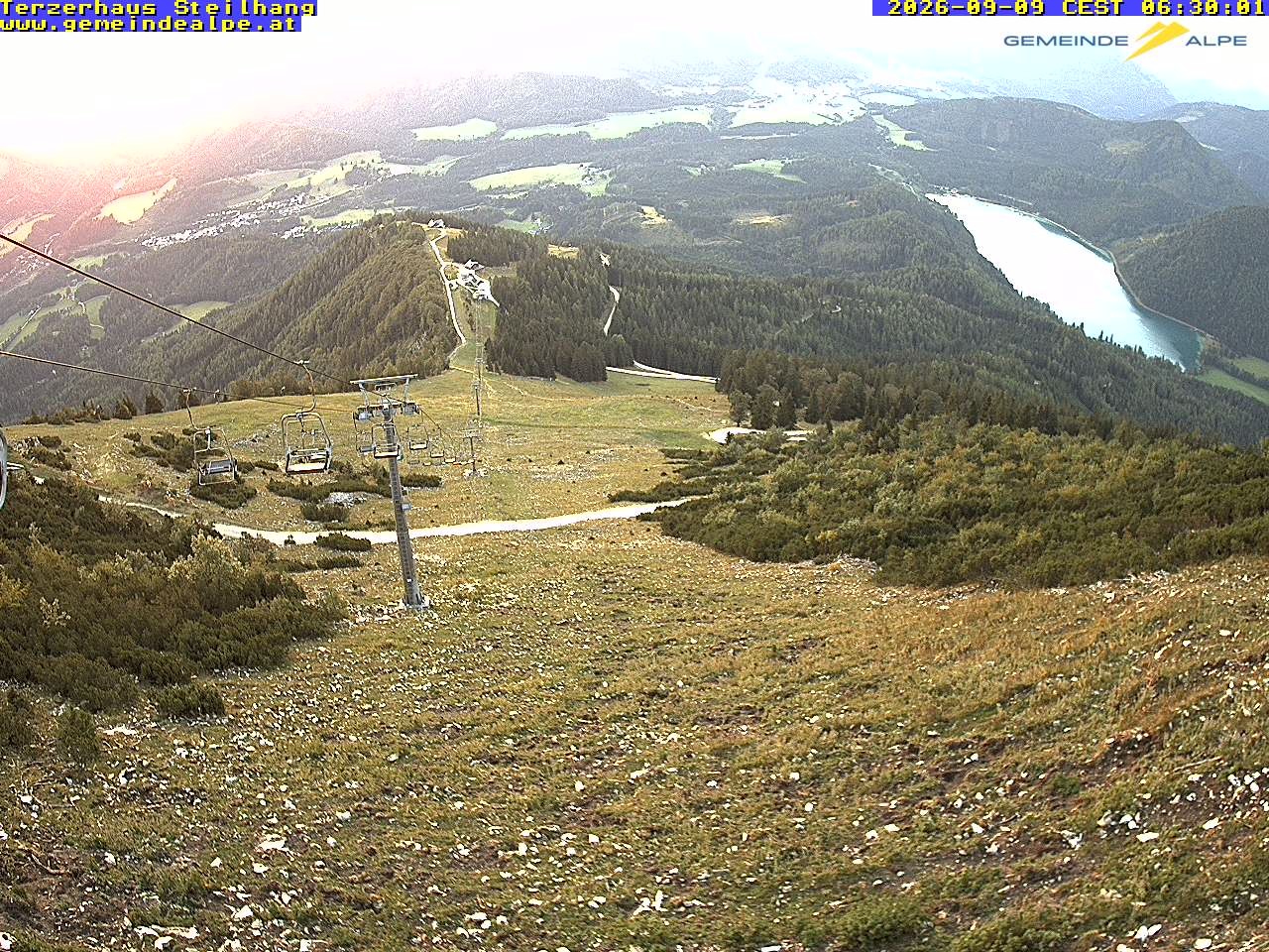 Archiv Foto Webcam Bergstation Gemeindealpe
