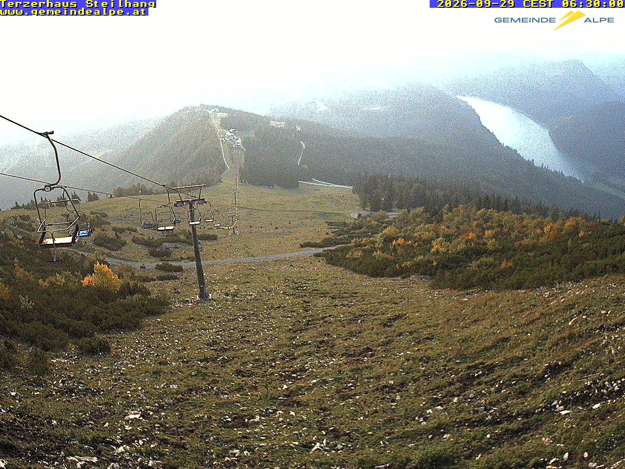 Archiv Foto Webcam Bergstation Gemeindealpe
