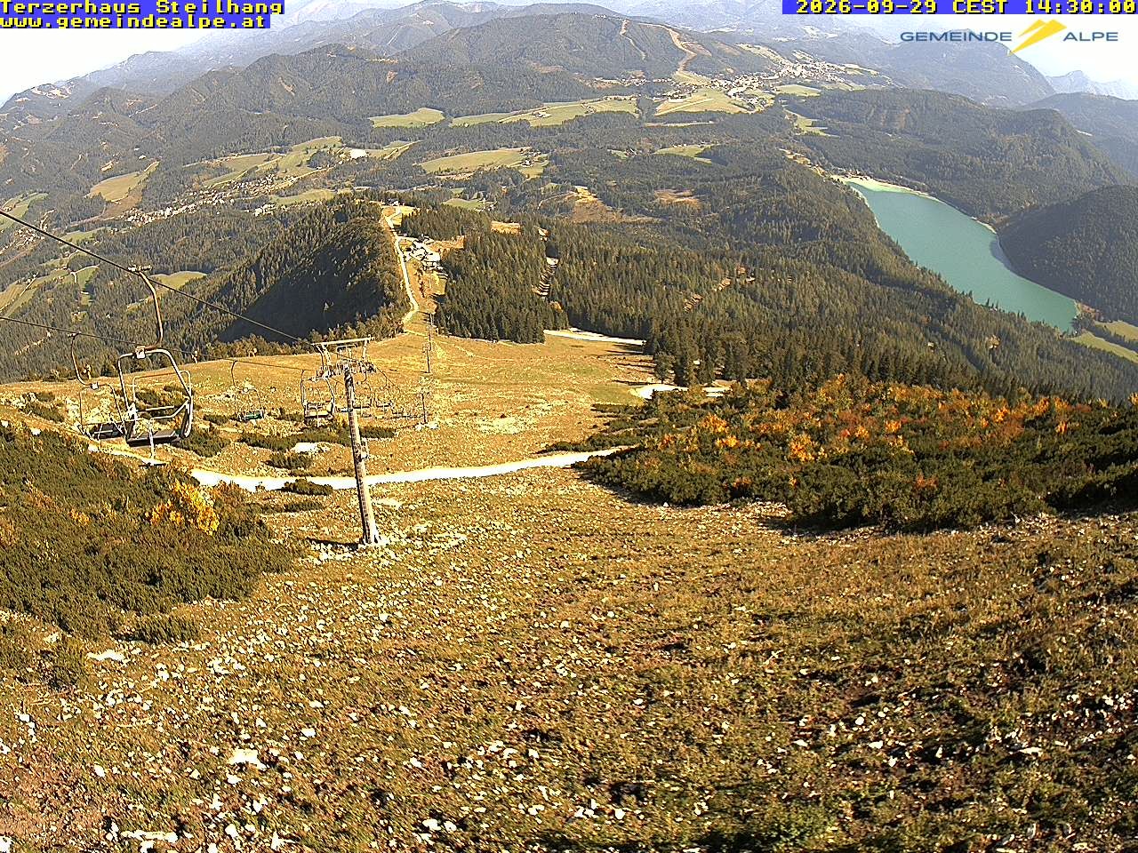 Archiv Foto Webcam Bergstation Gemeindealpe