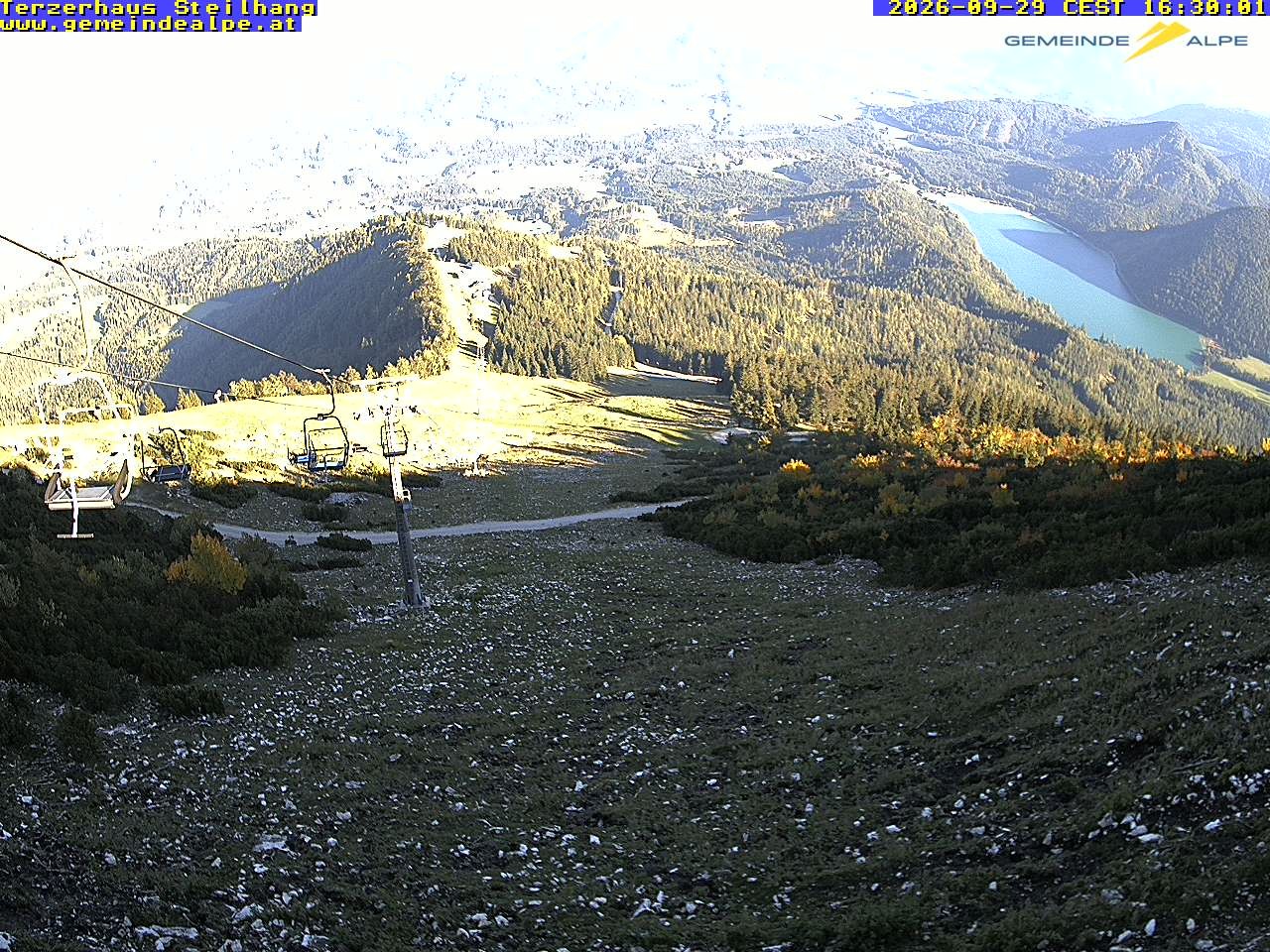 Archiv Foto Webcam Bergstation Gemeindealpe